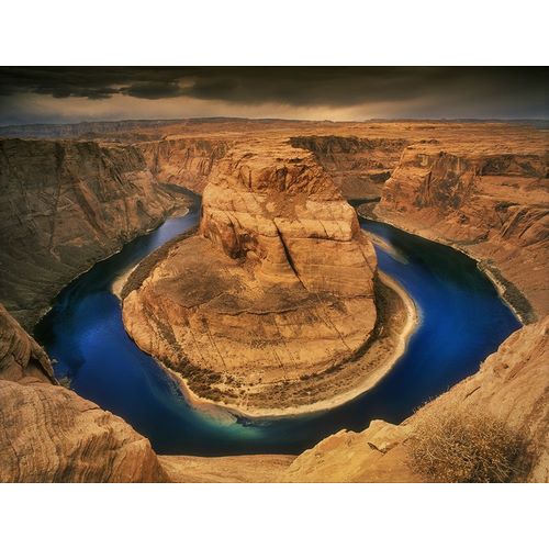 Horseshoe bend of Colorado River in marble canyon on its way to the Grand Canyon